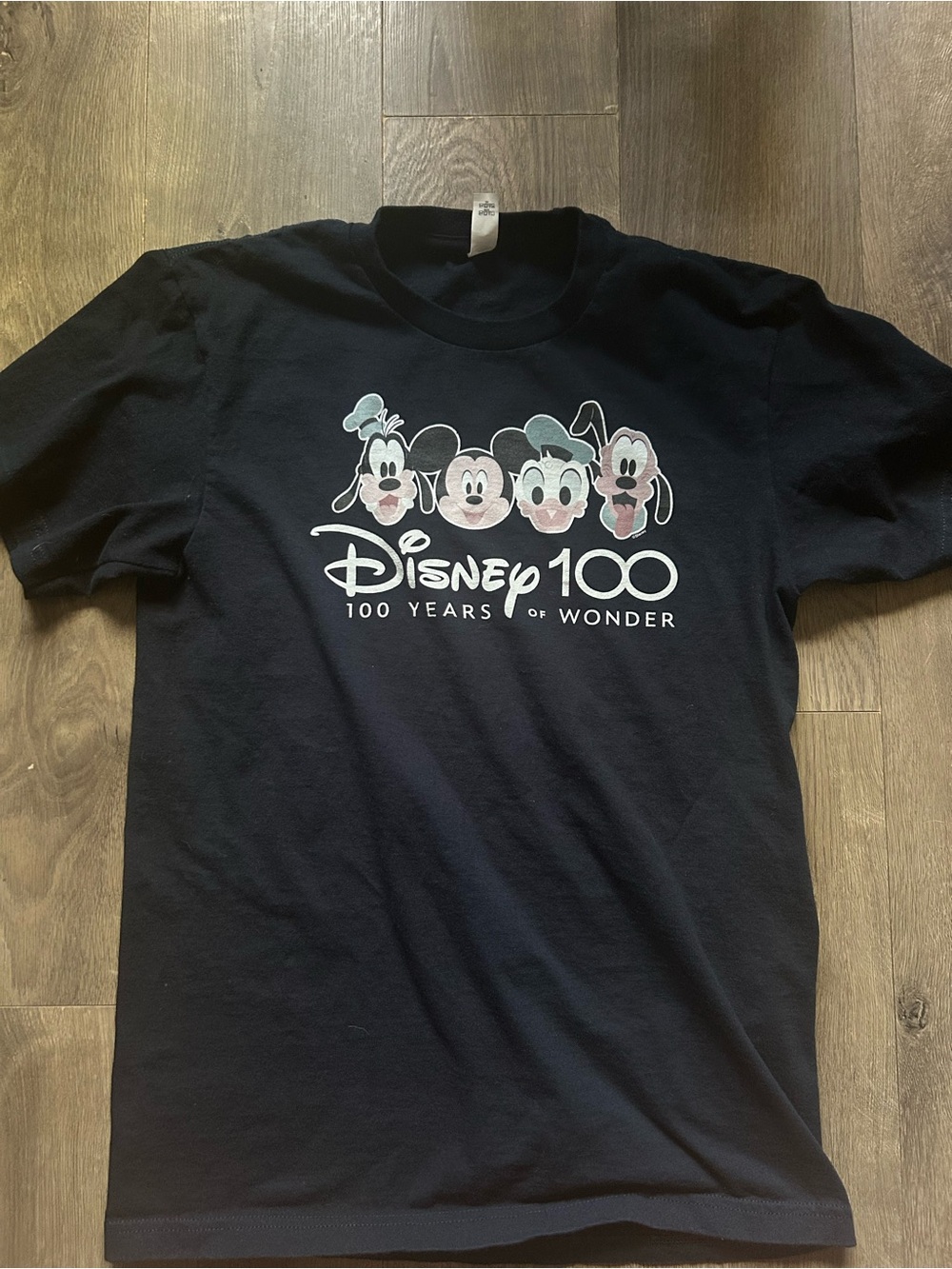 Disney 100 navy Graphic Tee - Disney 100 Years of Wonder